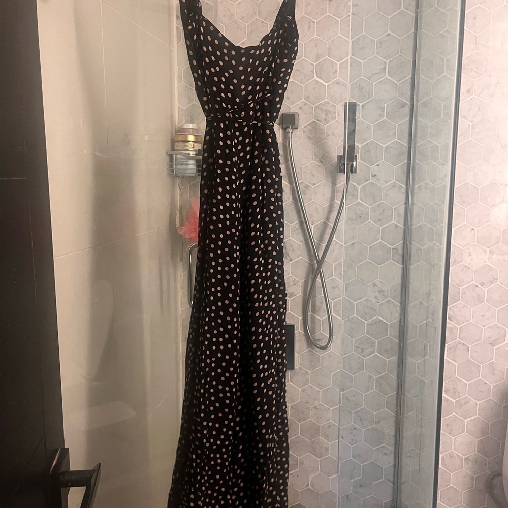 Polka Wrap Dress